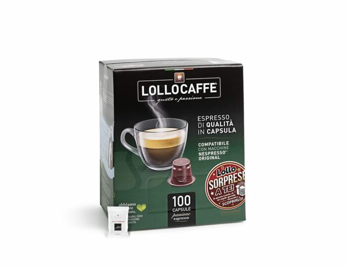 Lollo Caffè – Miscela Nera - 100 capsule