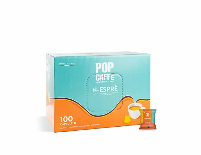 Pop Caffè – Caffè Intenso – 100 capsule - compatibile nespresso