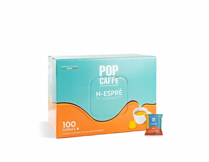 Pop Caffè – Caffè Decaffeinato – 100 capsule - compatibile nespresso