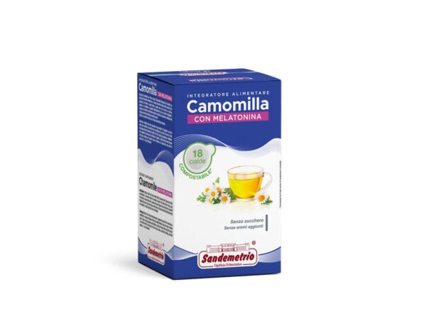 Camomilla con melatonina – Integratore Alimentare - 18 cialde