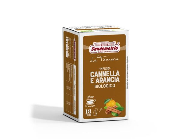 Infuso gusto Cannella e Arancia - 18 filtri