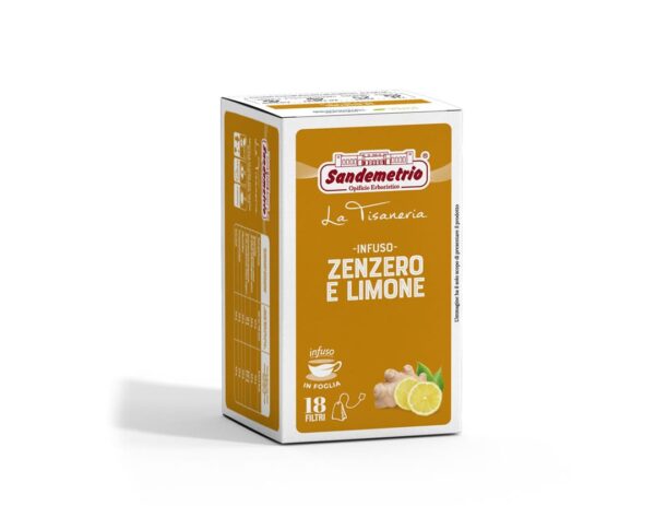 Infuso gusto Zenzero e Limone - 18 filtri