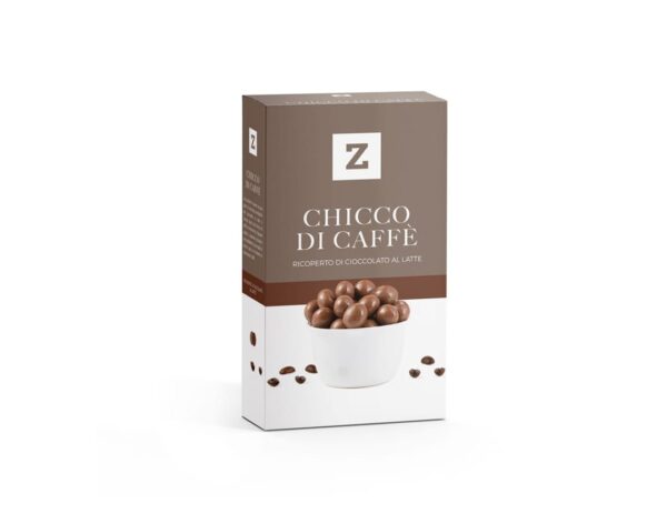 Chicco di caffè ricoperto di cioccolato al latte - 80 g
